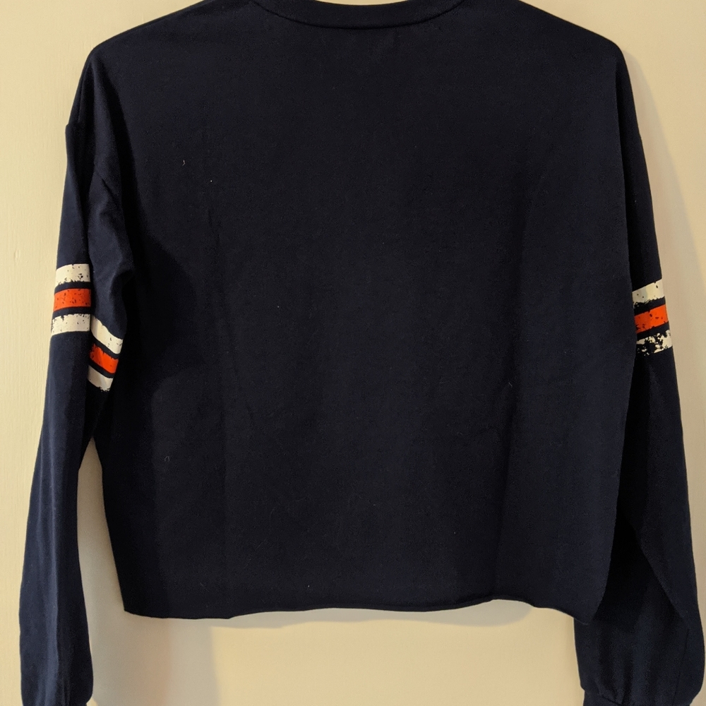 Freshman 1996 Navy striped crop top - Picture 3 of 5